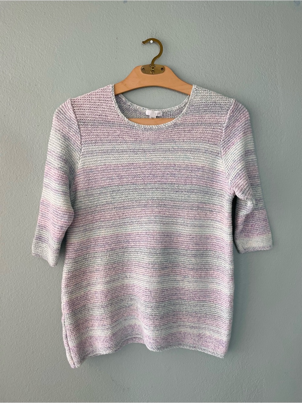 🌻5/$15🌻 J. Jill | Pastel Knit Sweater 3/4 Sleeve Pullover